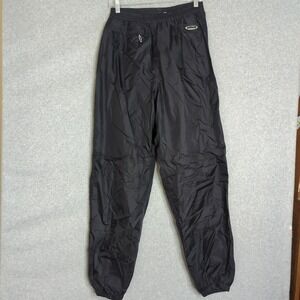 Vintage Hind GORE-TEX Men's Black Wind Pants Elastic Waist Lightweight Trouser L